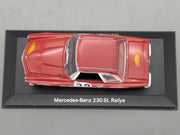 Modellautos 1:43 Minichamps Mercedes Benz 230 SL Rallye #39 Rot Dealer OVP