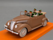 Modellautos 1:43 Atlas Tintin - Le Sceptre D'Ottokar mit Zertifikat Vitrine OVP