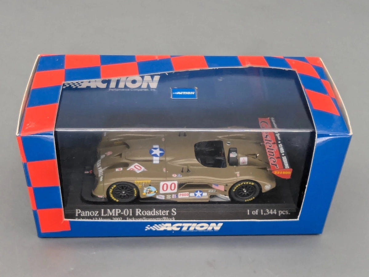 Modellautos 1:43 Action Panoz LMP-01 Roadster S 12h Sebring 2002 #00 mit OVP