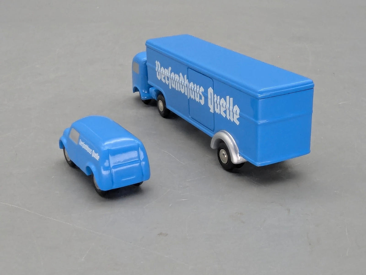 Modellautos 1:90 Schuco Piccolo-Set 2001 Versandhaus Quelle 2-teilig mit OVP