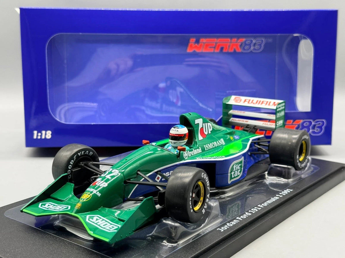 Modellautos 1:18 Werk83 Jordan Ford 191 Formula 1 1991 #32 mit OVP