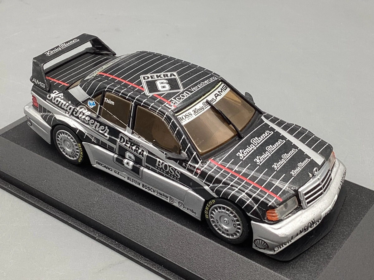 Modellautos 1:43 Minichamps Mercedes 190 E Evo 1 AMG König Pilsener Thiim #6 OVP