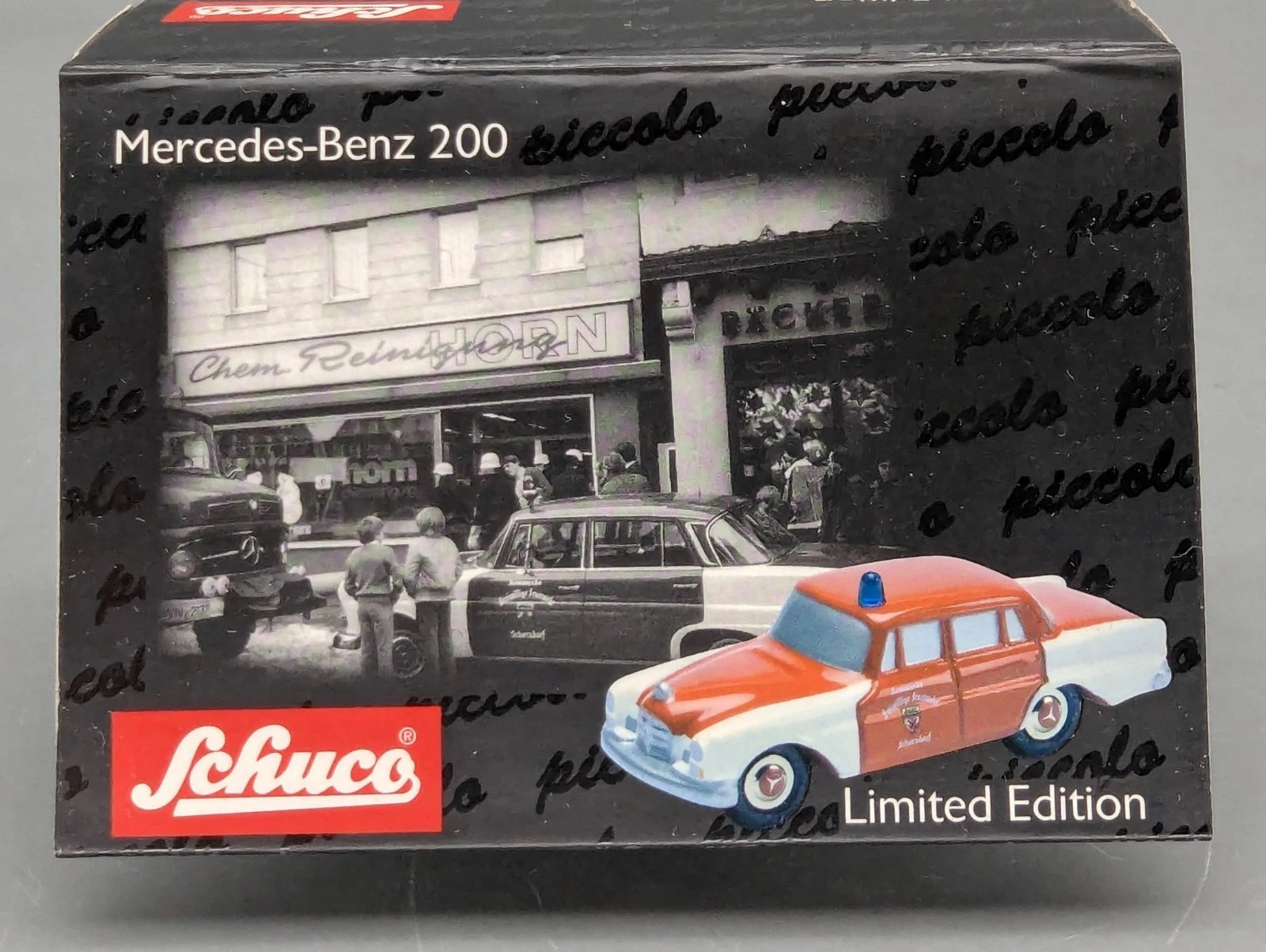 Modellautos 1:90 Schuco Mercedes Benz 200 Freiwillige Feuerwehr Schorndorf OVP