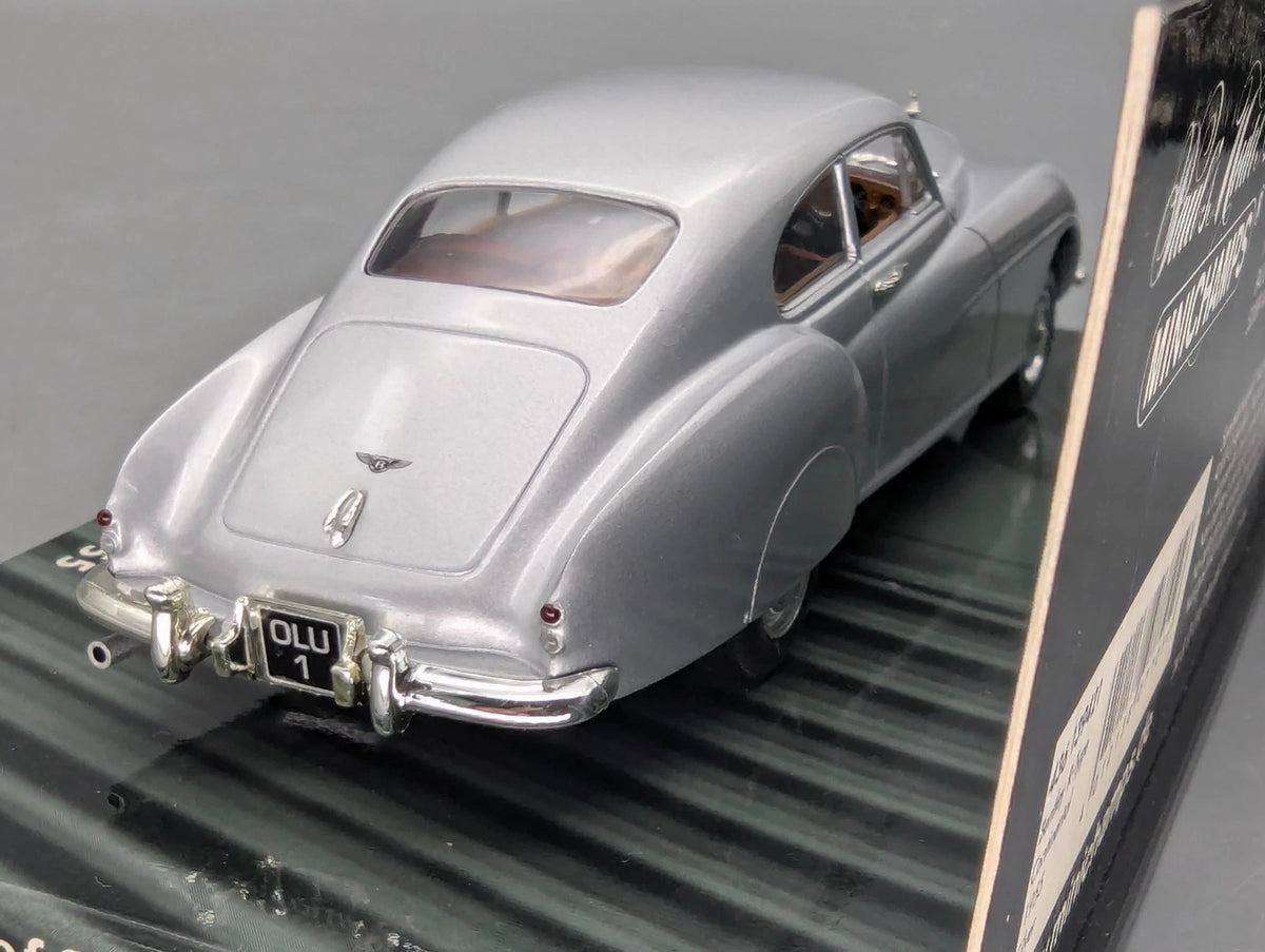 Modellautos 1:43 Minichamps Bentley R-Type Continental 1955 Silber mit OVP