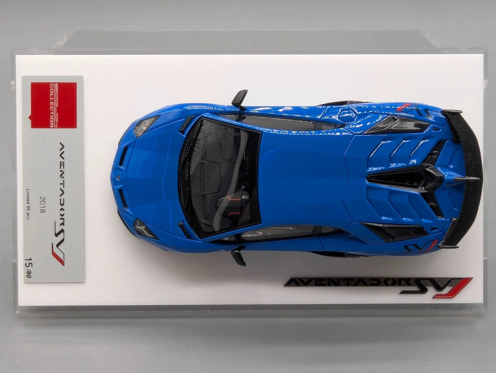 Eidolon Make Up 1:43 Lamborghini Aventador SVJ Blu Le Mans Ltd 15/80 OVP