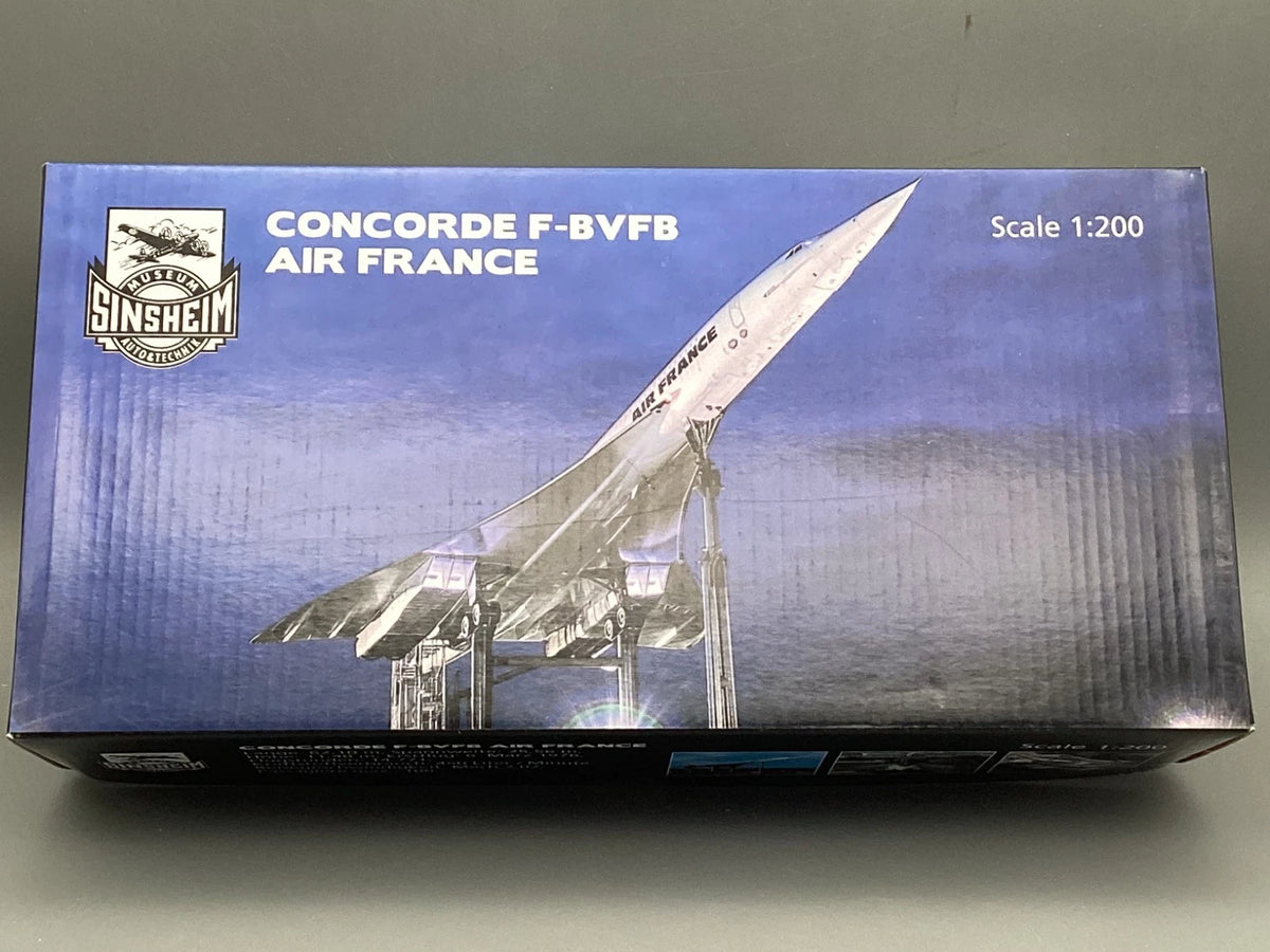 Flugzeug Modell 1:200 Limox Museum Sinsheim Concorde F-BVFB Air France mit OVP