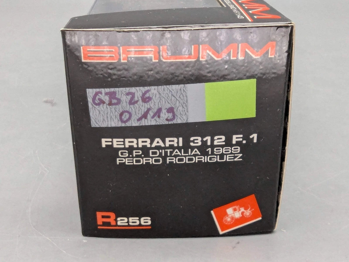 Modellautos 1:43 Brumm Ferrari 312 F.1  GP Italia 1969 #10 Pedro Rodriguez OVP