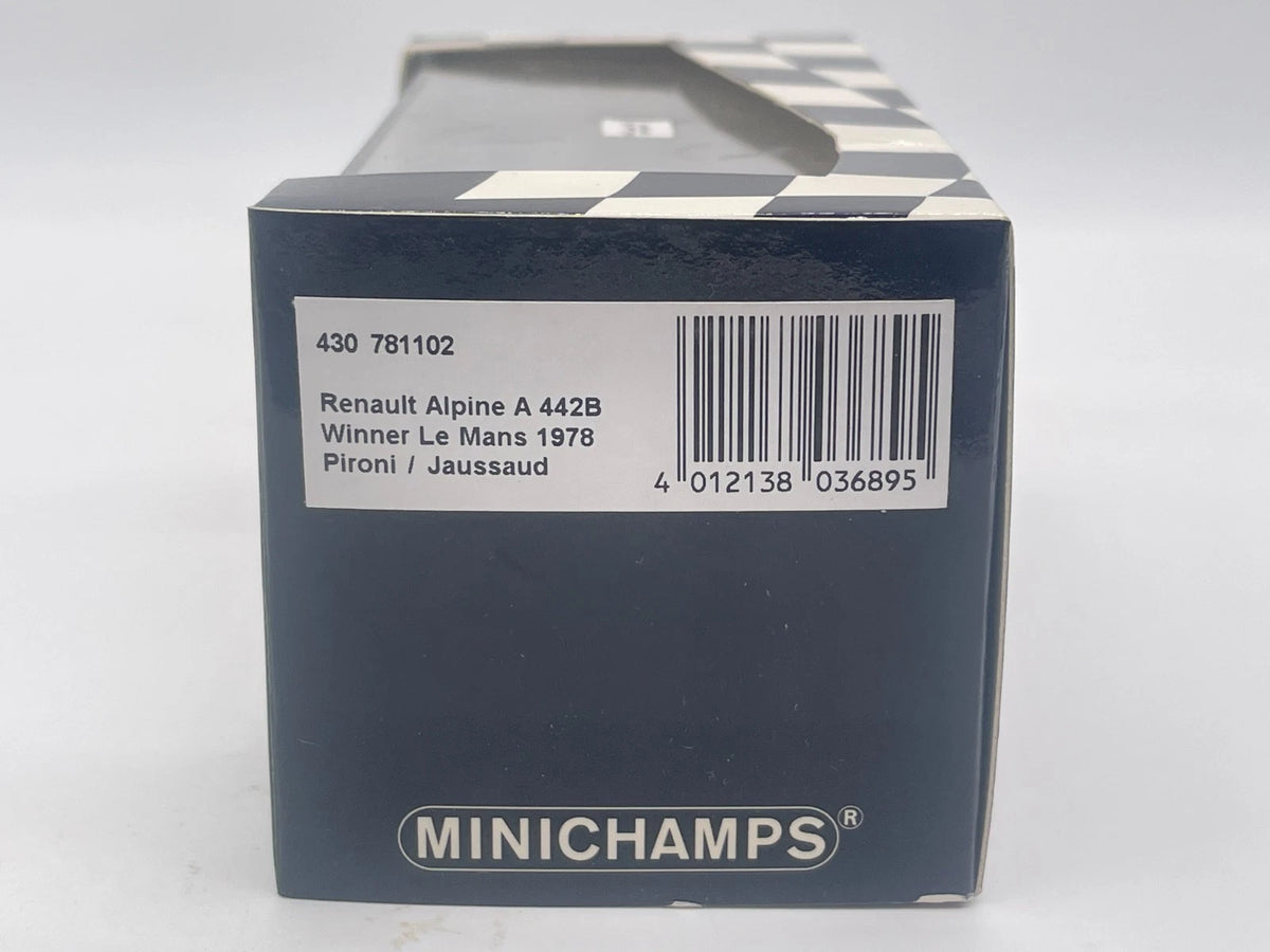 Modellautos 1:43 Minichamps Renault Alpine A442-B WINNER Le Mans 1978 #2 mit OVP