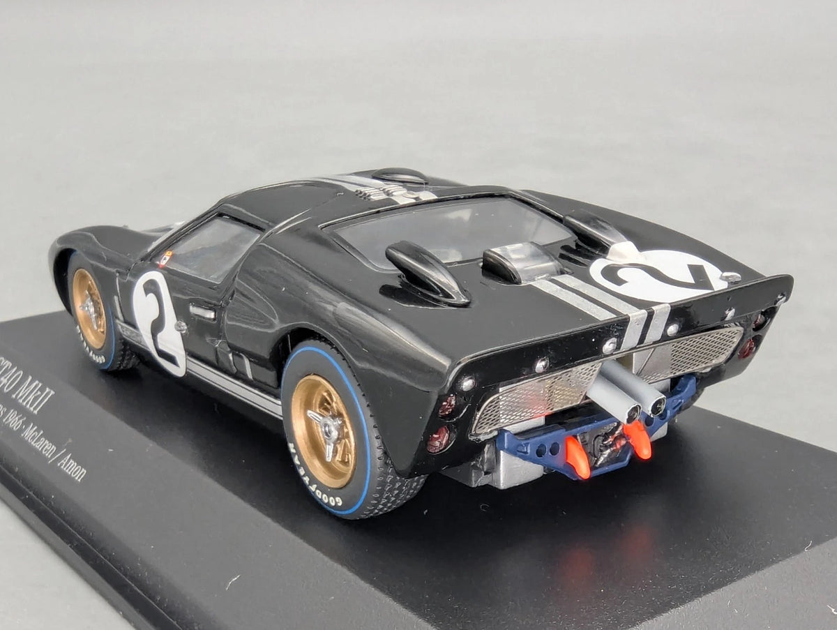 Modellautos 1:43 Minichamps Ford GT40 MkII Winner 24h Le Mans 1966 #2 mit OVP