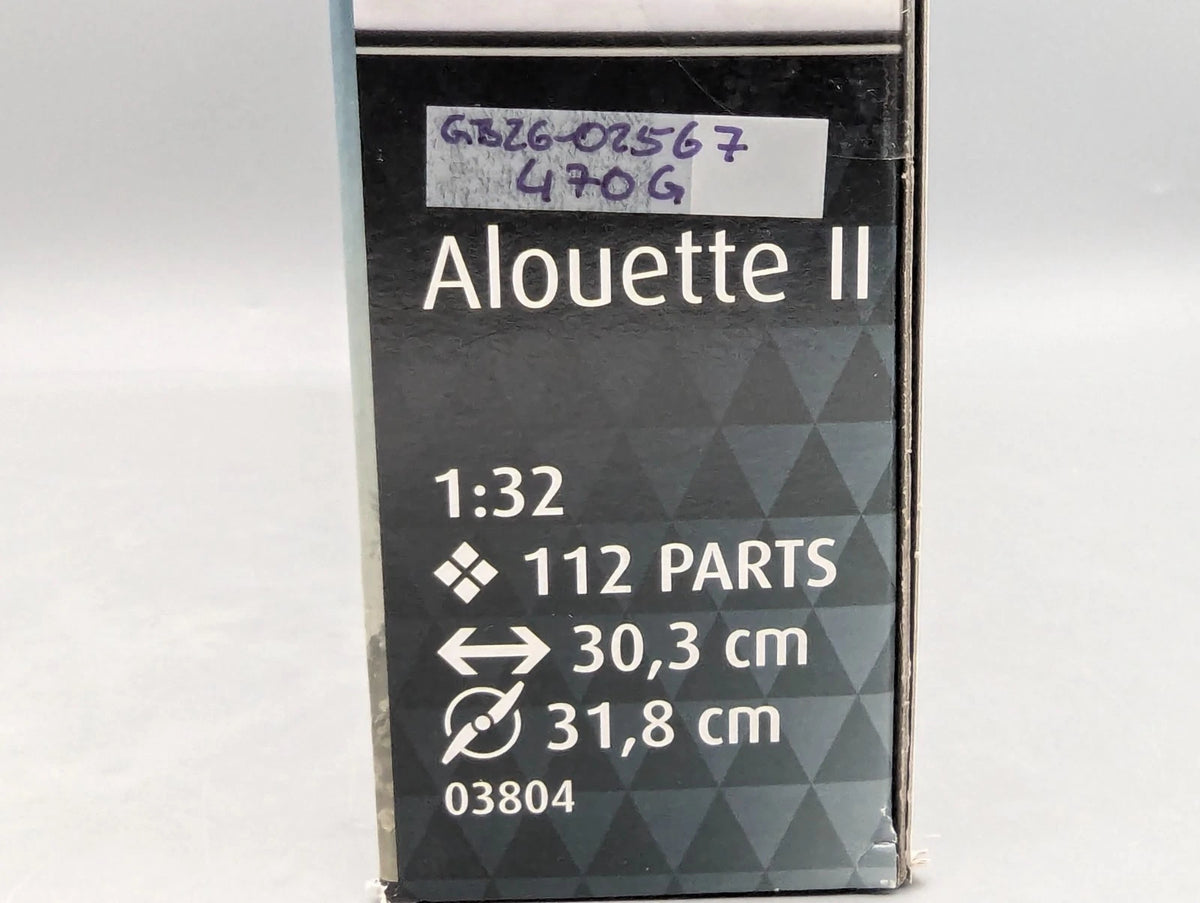 Hubschrauber Modell Bausatz 1:32 Revell 03804 Alouette 2 OHNE Farben mit OVP