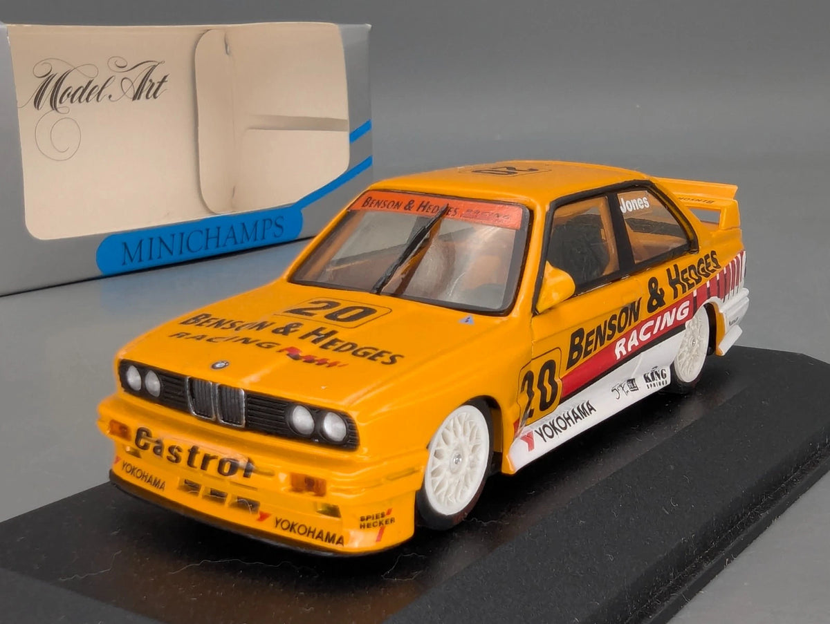 Modellautos 1:43 Minichamps BMW M3 Benson & Hedges #20 Jones OVP