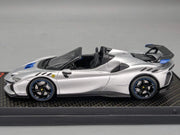 Modellautos 1:43 BBR Concept43 Ferrari SF90 XX Spider Ltd 05/30 Argento NB OVP