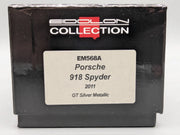 Eidolon Make Up 1:43 Porsche 918 Spyder GT Silver Metallic mit Vitine und OVP