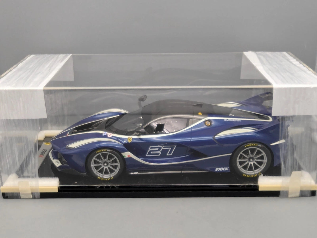 Modellautos 1:12 BBR Ferrari FXX-K 2014 Car #27 Blue UNIKAT Ltd 01/01 OVP