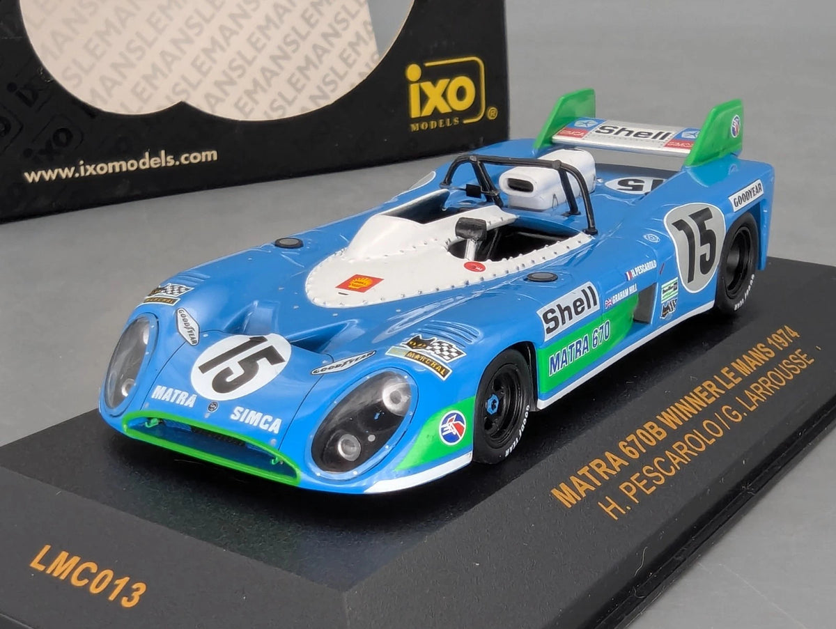 Modellautos 1:43 IXO Matra 670 WINNER  24h Le Mans 1972 #15 Hill Pescarolo