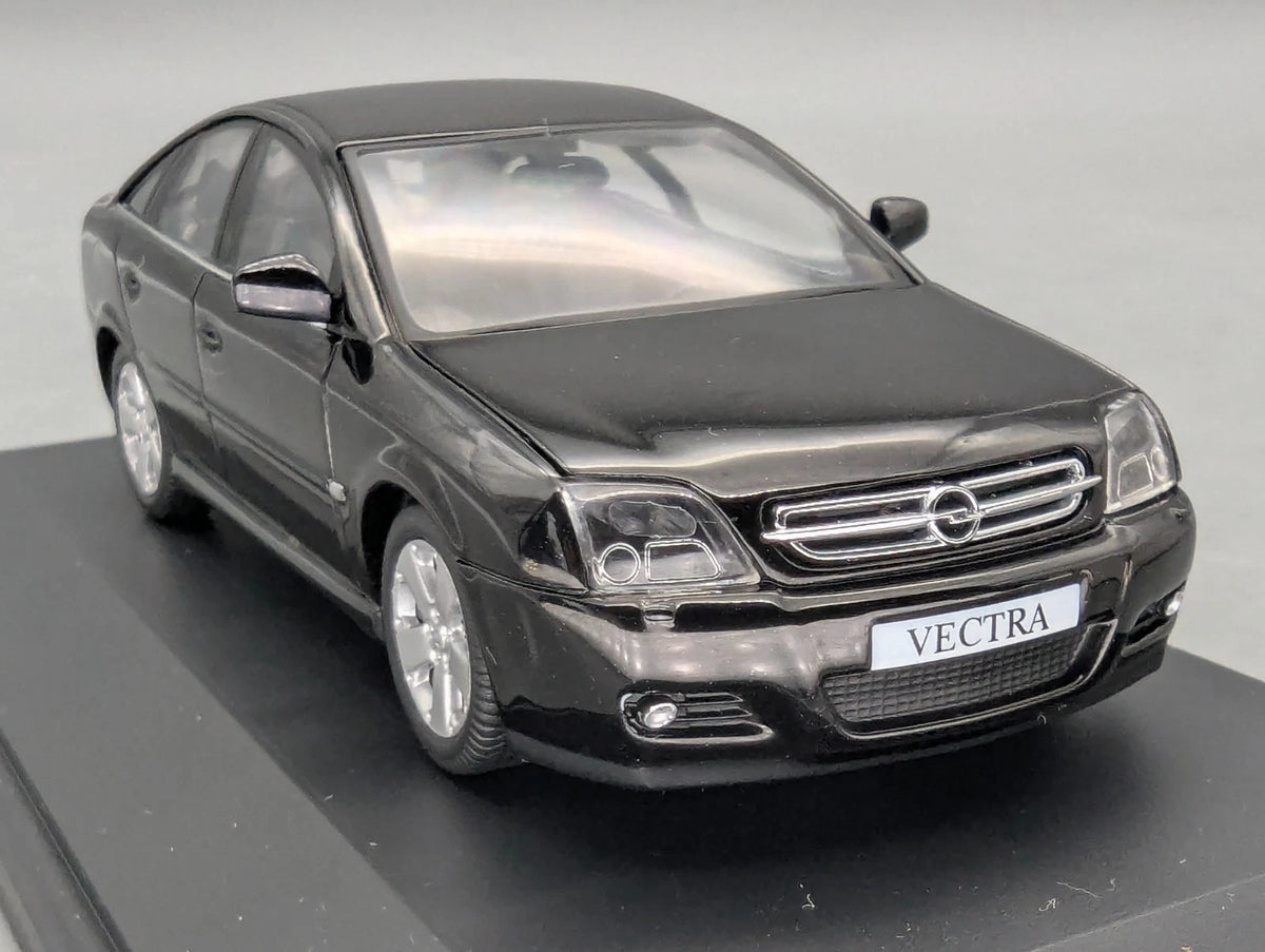 Modellautos 1:43 Schuco Opel Vectra GTS Schwarz mit Dealer OVP