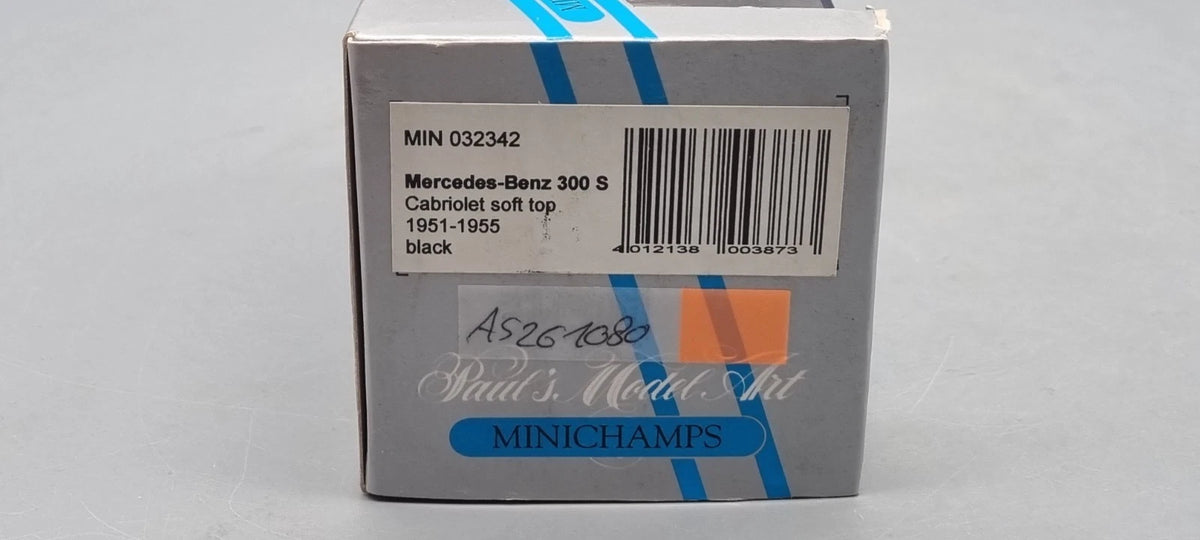 Modellautos 1:43 Minichamps Mercedes-Benz 300 S Cabriolet soft top 1951-55 OVP