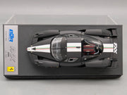 Modellautos 1:43 BBR Ferrari FXX  2006 Black Matt Ltd 19/20 mit Vitrine und OVP