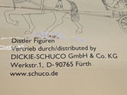 Zinnfiguren Set 1:24 Distler Schuco 873 0025 Hochzeitskutsche mit OVP