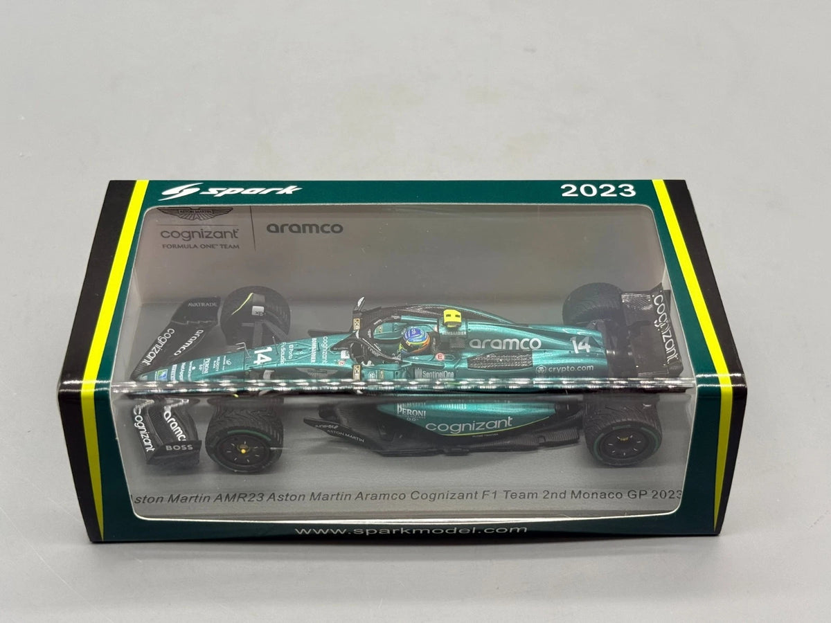 Modellautos 1:43 Spark Aston Martin AMR23 Aramco Cognizant F1 Team GP 2023 + OVP