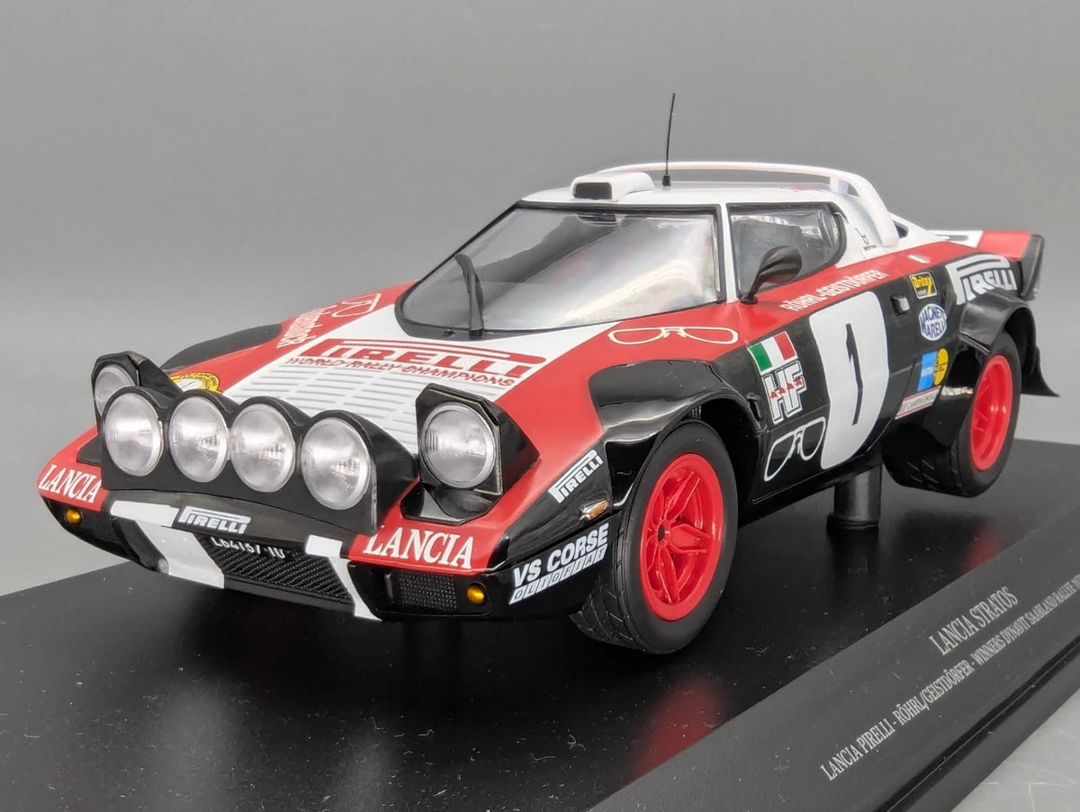 Modellautos 1:18 Minichamps Lancia Stratos WINNER 1978 #1 Röhrl Geistdörfer OVP