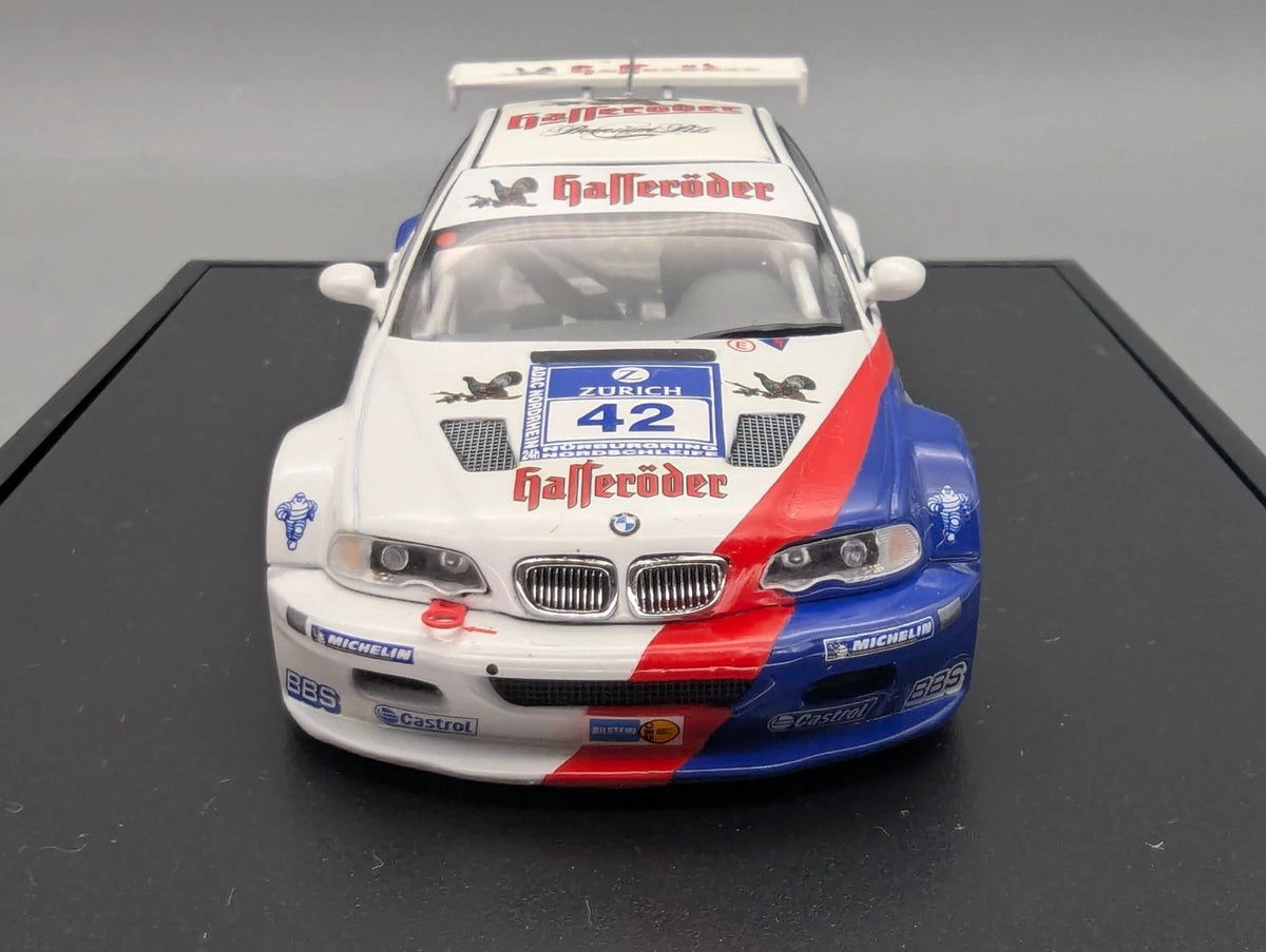 Modellautos 1:43 Minichamps BMW M3 GTR 2003 #42 Stuck u.A. Dealer Klappbox OVP