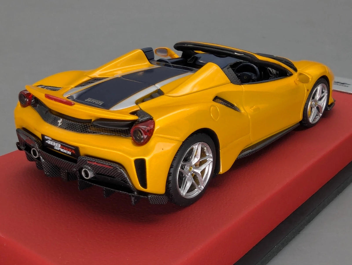 Modellautos 1:43 BBR Concept43 Ferrari 488 Pista Spider RHD Giallo Ltd 01/20 OVP