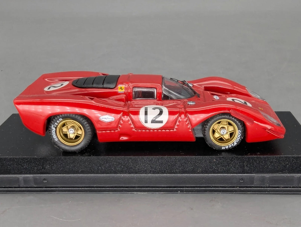 Modellautos 1:43 Best Model Ferrari 312 P Coupe 1969 #12 P. Rodriguez mit OVP