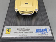Modellautos 1:43 BBR Ferrari 250 GT S/N 4335 Ltd 010/159 Sun Yellow mit OVP
