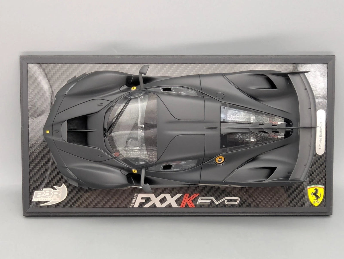 Modellautos 1:18 BBR Ferrari FXX EVO Matt Black Ltd 01/15 Stck in OVP