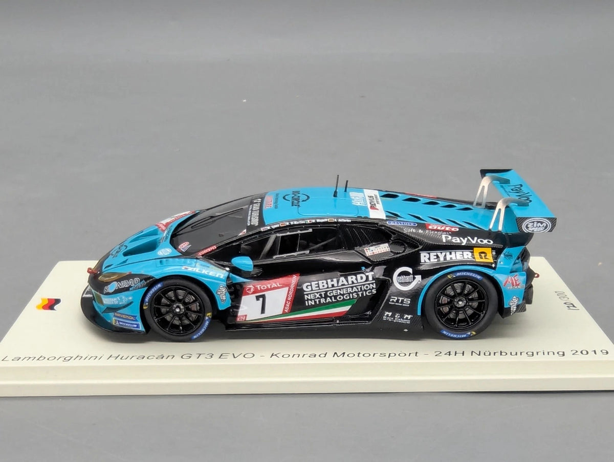 Modellautos 1:43 Spark SG576 Lamborghini Huracan GT3 EVO 24h Nbrg 2019 #7 OVP