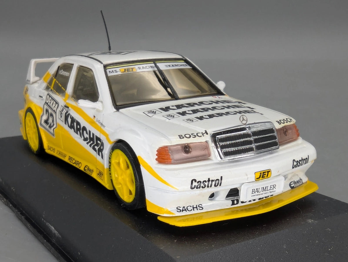 Modellautos 1:43 Minichamps Mercedes Benz 190 E Evo 2 Kärcher #23 v. Ommen OVP