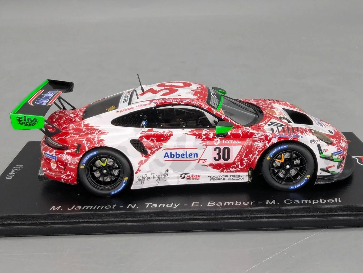 Modellautos 1:43 Spark SG789 Porsche 911 GT3R 24h Nürburgring 2021 #30 mit OVP