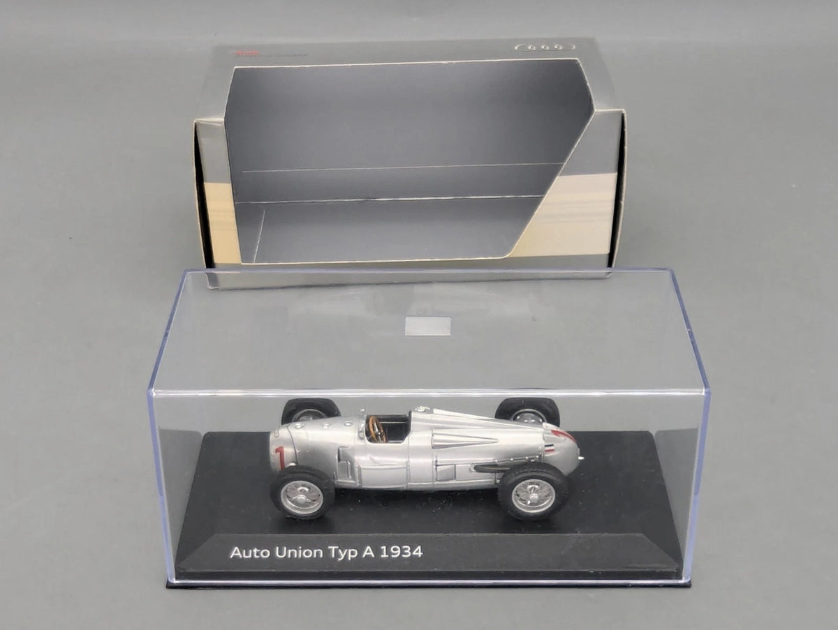 Modellautos 1:43 Minichamps Auto Union Typ A WINNER 1934 #1 H. Stuck Dealer OVP
