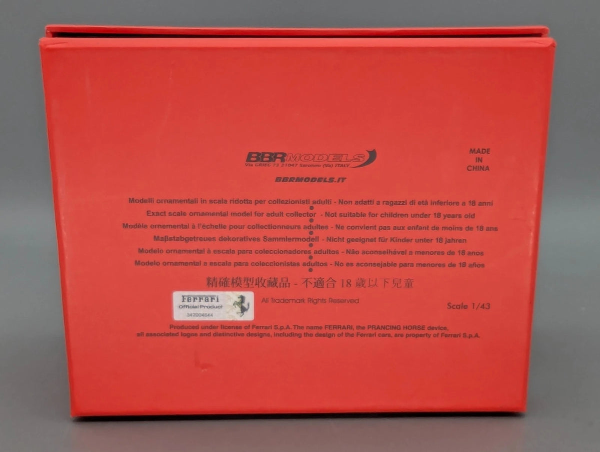 Modellautos 1:43 BBR Ferrari Roma Silver Sanus Matt Ltd. 42/60 mit OVP