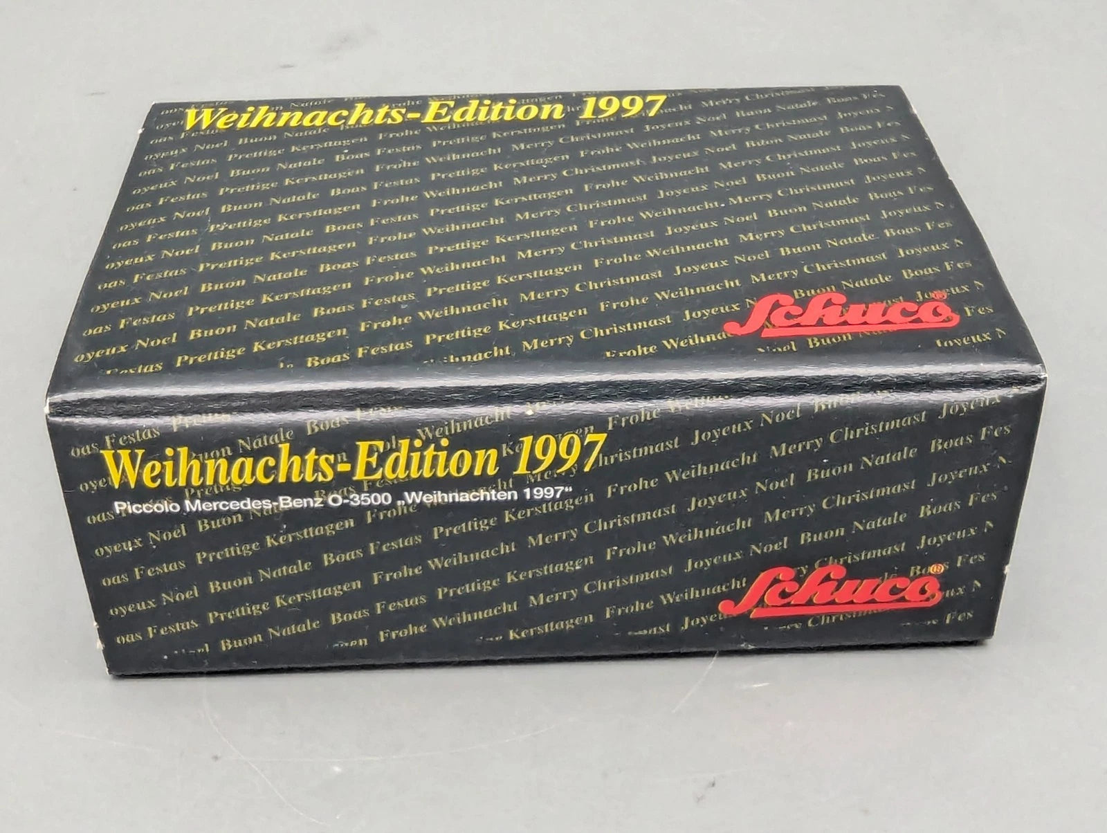 Modellautos 1:90 Schuco Piccolo Christmas Tour Weihnachten 1997 MB Bus in OVP
