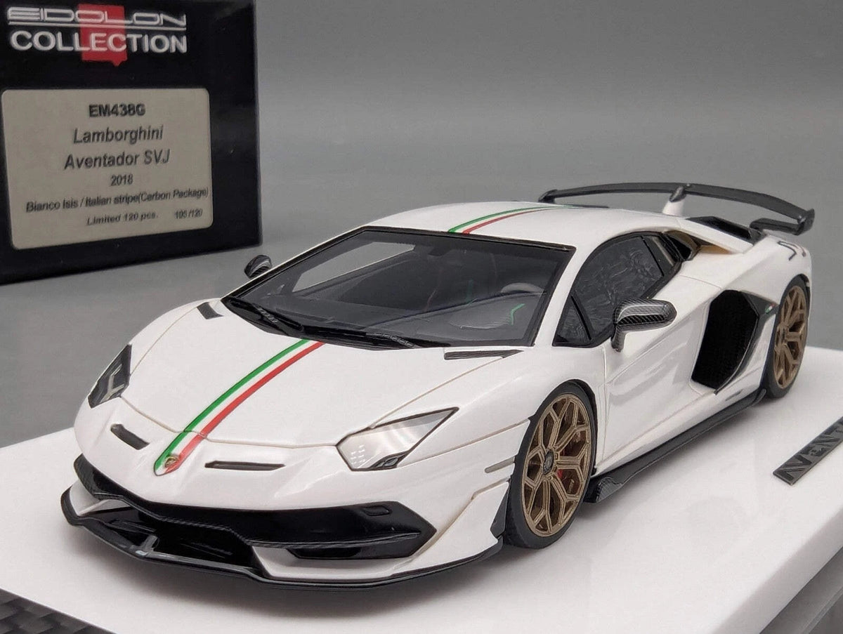 Eidolon Make Up 1:43 Lamborghini Aventador SVJ 2018 Limited 105/120 Weiß OVP