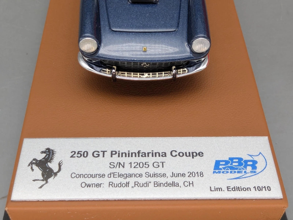 Modellautos 1:43 BBR Ferrari 250 GT Pininfarina Coupe 1958 S/N 1205 GT 10/10 OVP