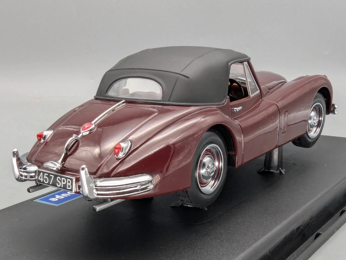 Modellautos 1:18 Sun Star Jaguar XK140 Drophead Coupe Dunkel Rot mit OVP