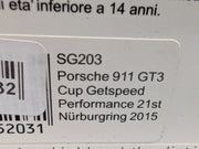 Modellautos 1:43 Spark SG203 Porsche 911 GT3 Cup 24H Nürburgring 2015 #75 OVP