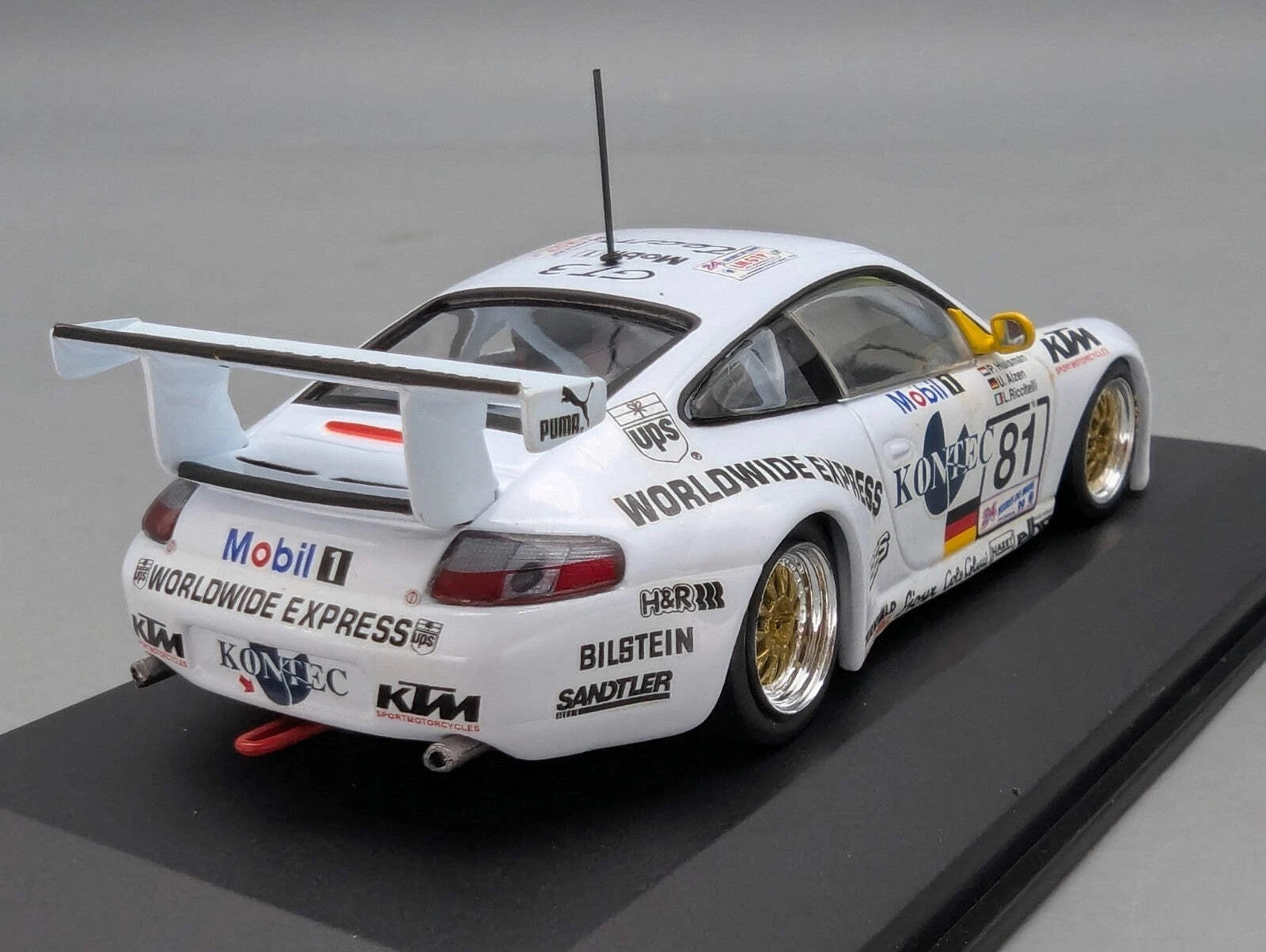 Modellautos 1:43 Minichamps Porsche 911 GT3 R #81 mit WAP Dealer OVP