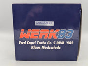 Modellautos 1:18 Werk83 Ford Capri Turbo Gr.5  DRM 1982 #3 K. Niedzwiedz OVP