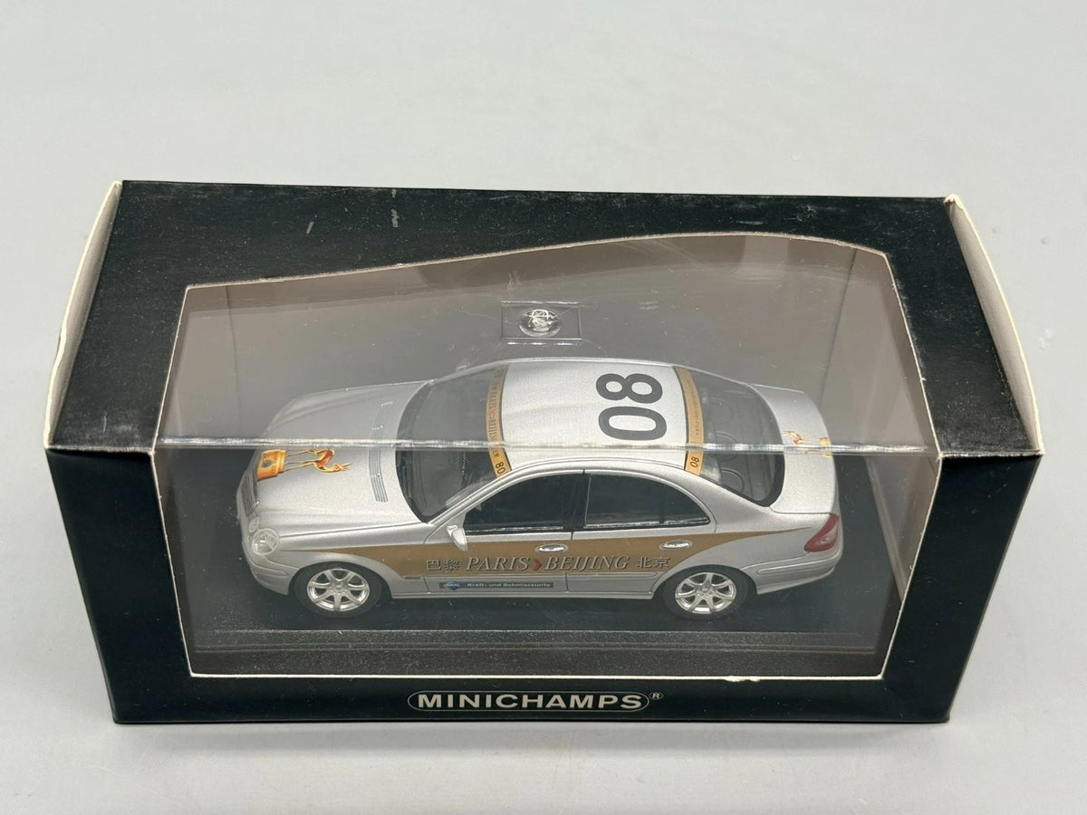 Modellautos 1:43 Minichamps Mercedes-Benz E-Klasse Rally Paris–Peking +Umkarton