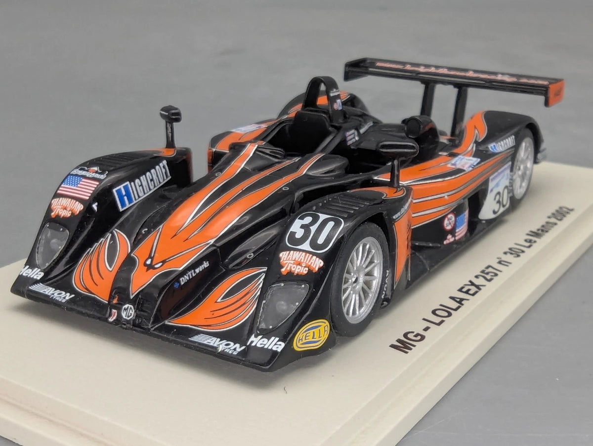 Modellautos 1:43 Spark MG Lola EX 257 24h Le Mans 2002 #30 mit OVP