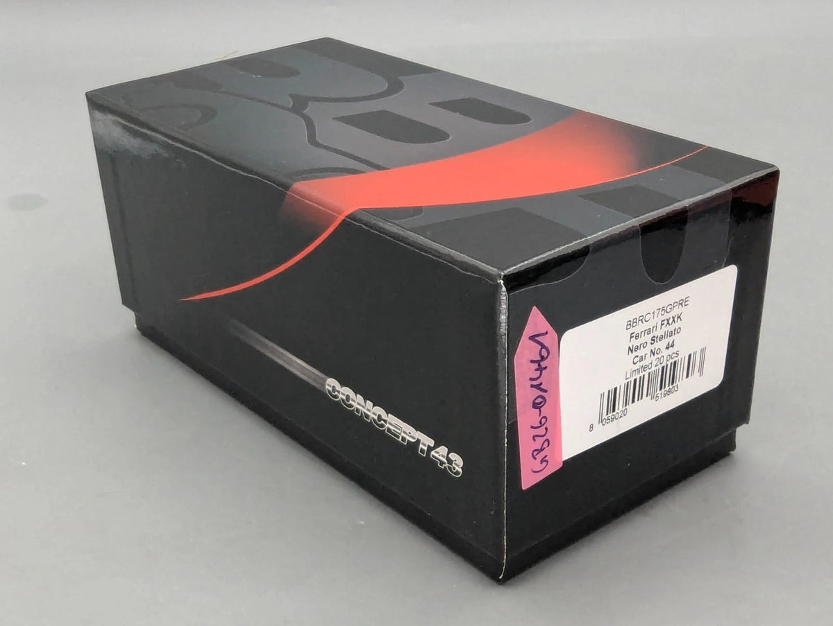 Modellautos 1:43 BBR Concept43 Ferrari FXX-K #44 Nero Stellato Ltd 13/20 OVP