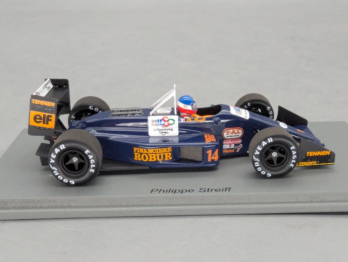 Modellautos 1:43 Spark S7246 AGS JH23 Belgium GP 1988 #14  P. Streiff OVP