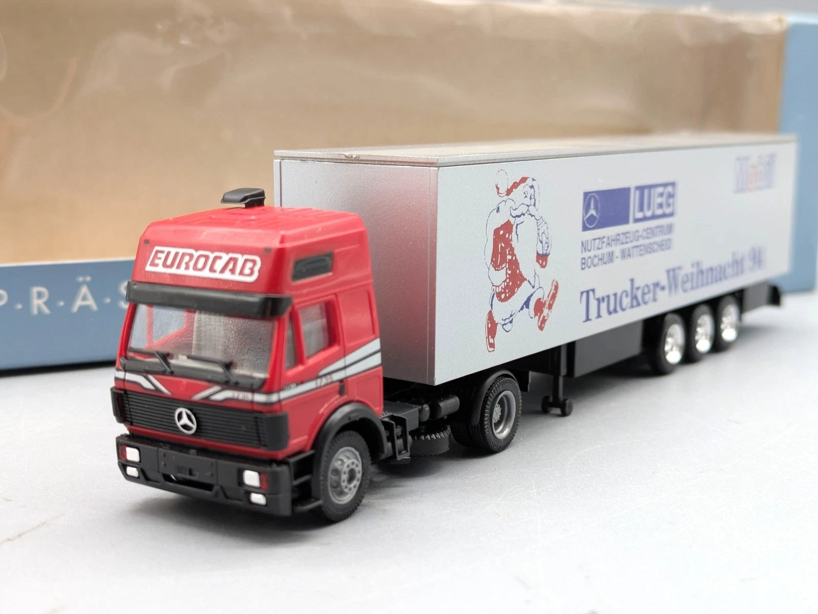 Lkw 1:87 Albedo Mercedes-Benz Lueg Trucker-Weihnacht 94 mit OVP