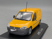 Modellautos 1:43 Minichamps Opel Combo gelb mit Dealer OVP