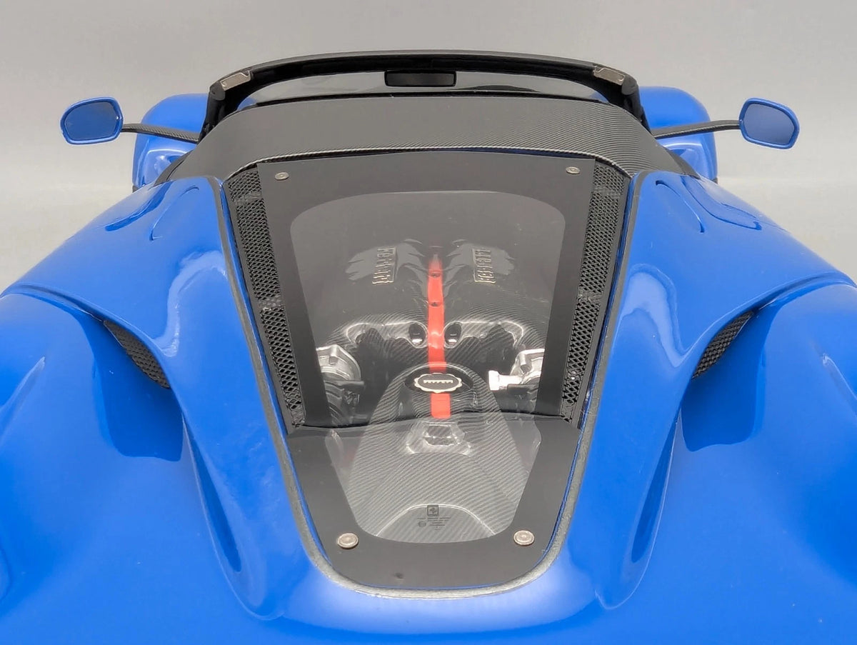 Modellautos 1:12 BBR Ferrari LaFerrari Aperta Azzurro Dino Ltd 05/05 Vitrine OVP