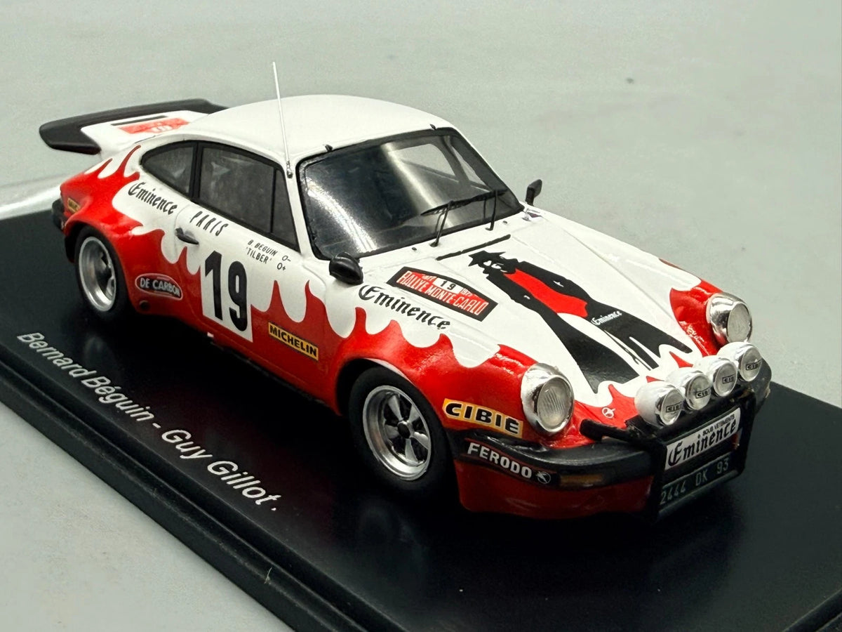 Modellautos 1:43 Spark Porsche 911 Carrera Rally Monte Carlo 1977 + OVP
